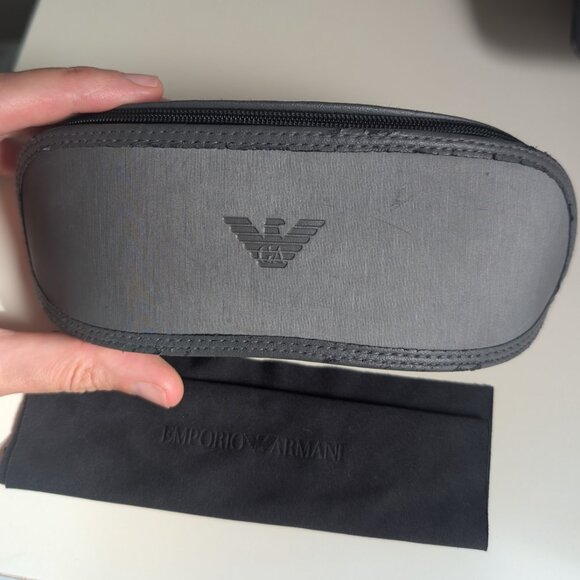 GIORGIO ARMANI Sunglasses Matte Bordeaux Brown Lens AR8037 5306/73 56 18 140 3N - Picture 12 of 13